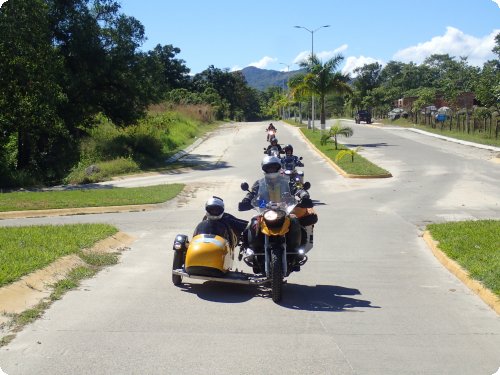 Full and happy: We leave El Tuito after breakfast