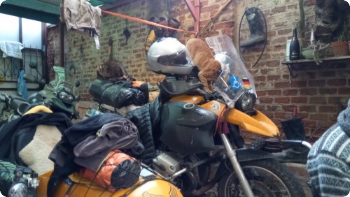 Ankunft in der Villa Kunterbunt in Valparaiso