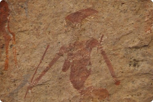 Höhlenmalereien im Brandberg