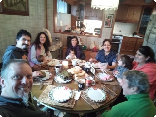 In Puebla: Frühstück mit Juan und seiner Familie